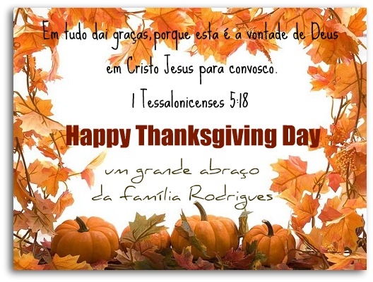 Thanksgiving - Agradecendo em inglês! - inFlux